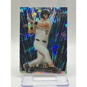 2024 Leaf Metal Travis Bazzana Rookie Blue Crystal Refractor 1/12 SP Guardian RC